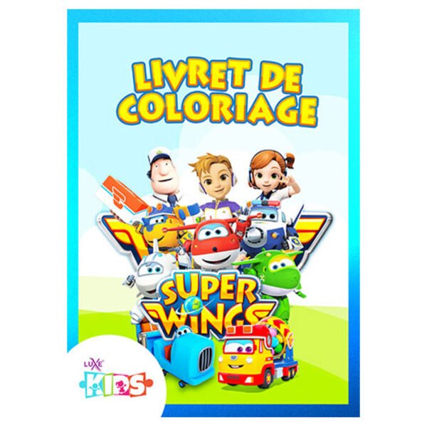 Livret de coloriage Super Wings – Prêts au décollage !
