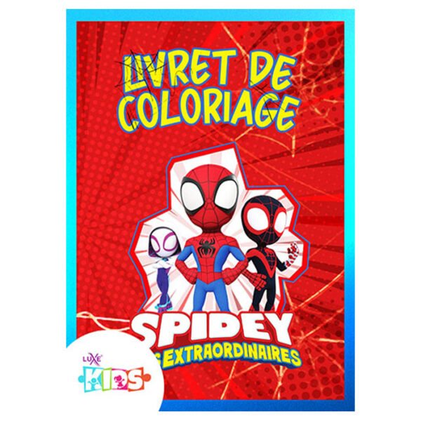 Livret de coloriage Spidey et ses Amis Extraordinaires –  Aventures héroïques !