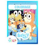 Livret de coloriage Bluey – Découvre le monde avec Bluey  et Bingo !