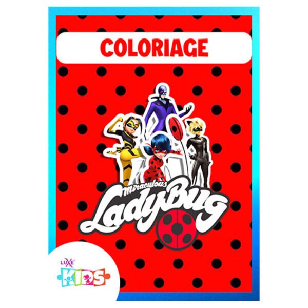 Livret de coloriage Ladybug – À Paris avec Miraculous !