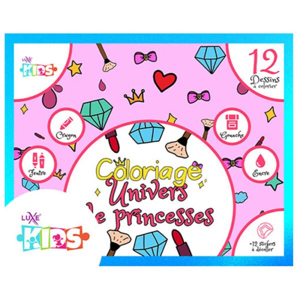 Pochette de coloriage – Univers de Princesse : Entre dans  un monde féerique !