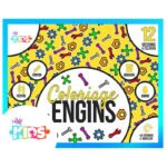 Pochette de coloriage – Engins : Roule vers l’aventure !
